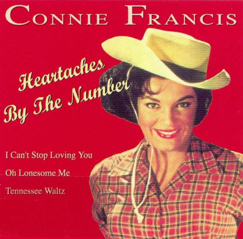 Connie Francis  Heartaches, By The Number : Front